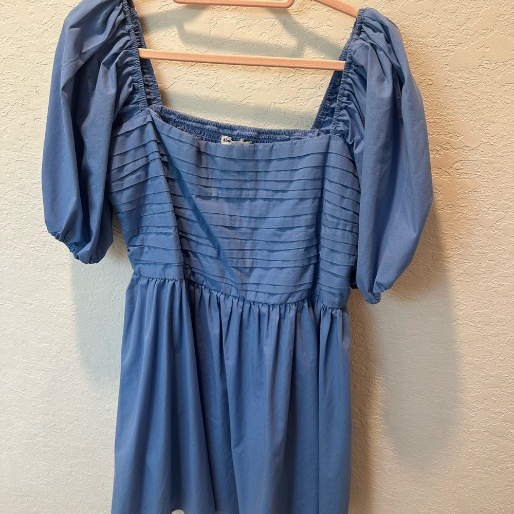 Abercrombie and Fitch Emerson Puff Sleeve Mini Dress